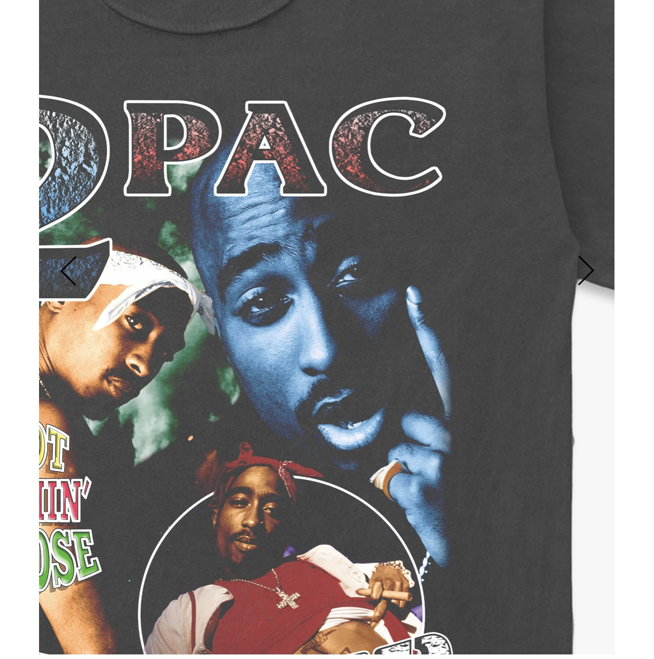 2Pac Limited Edition Graphic Tee from a MBC Boutique