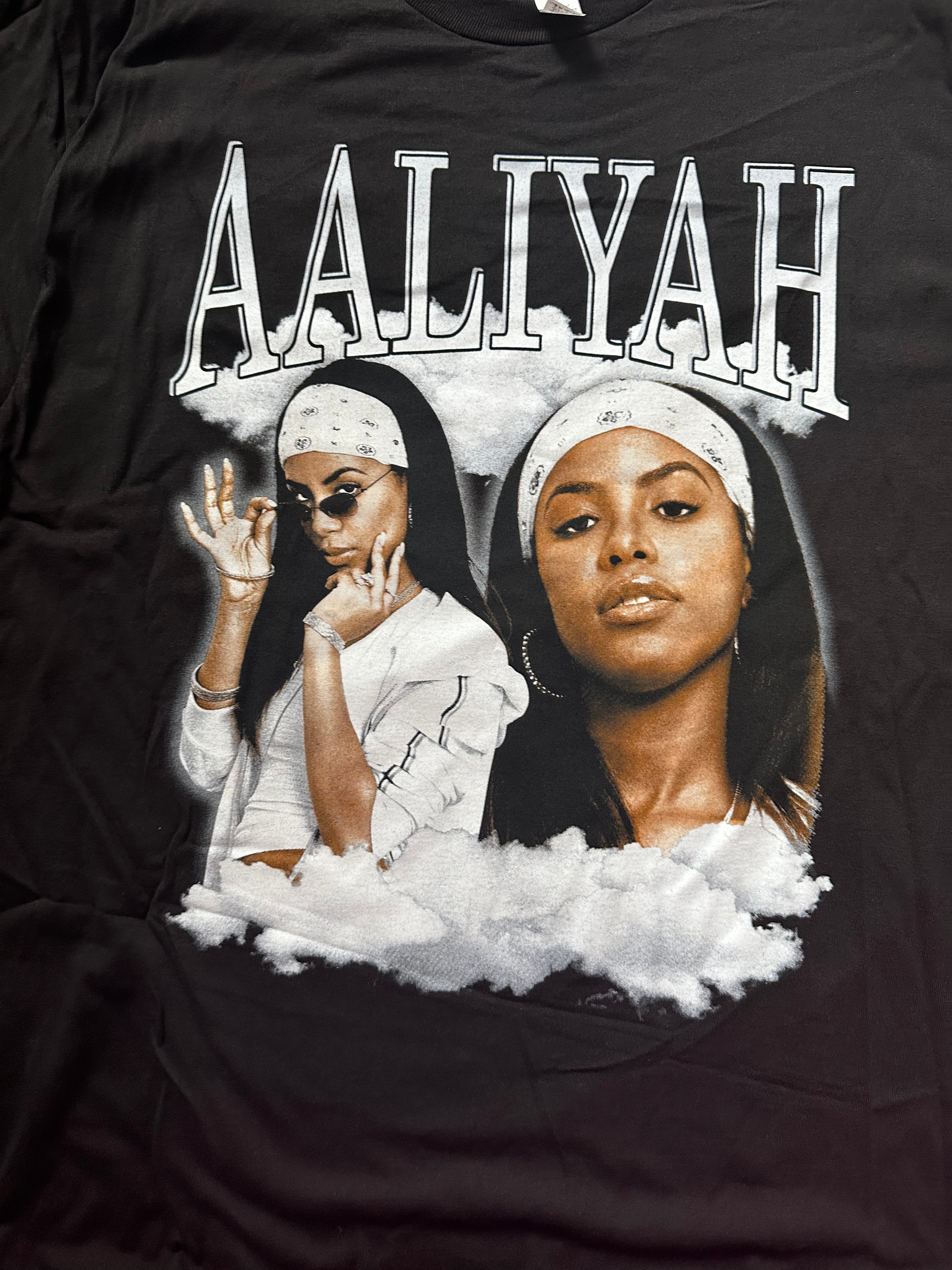 Aaliyah Vintage Tribute Graphic T Shirt