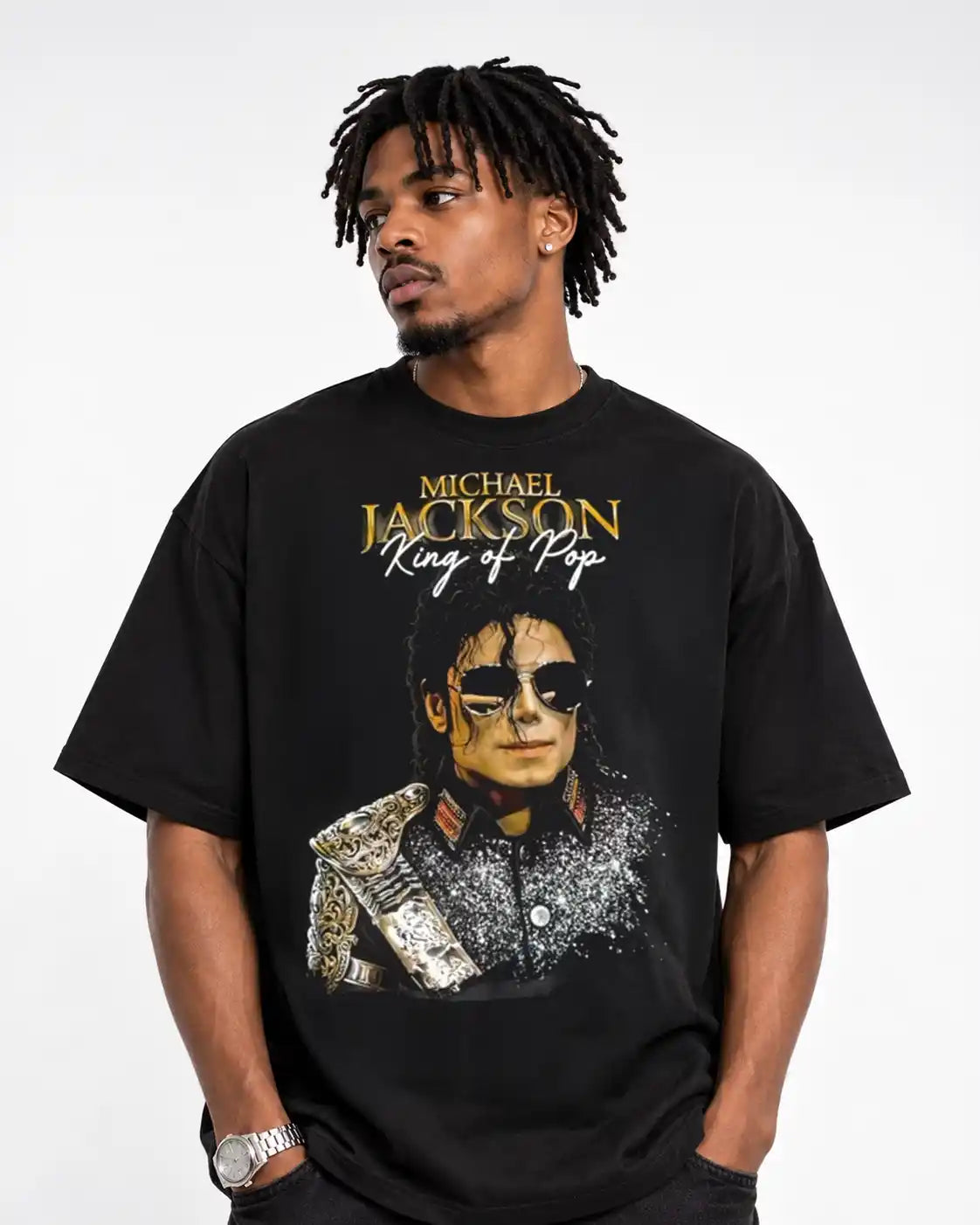 Mj King Of Pop Vintage Graphic T Shirt