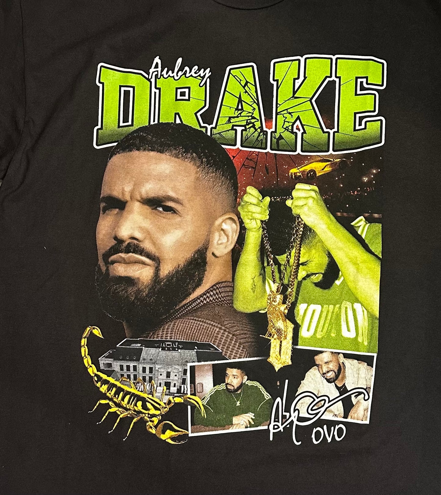 Drake Graphic Tee - Green | MBC Boutique