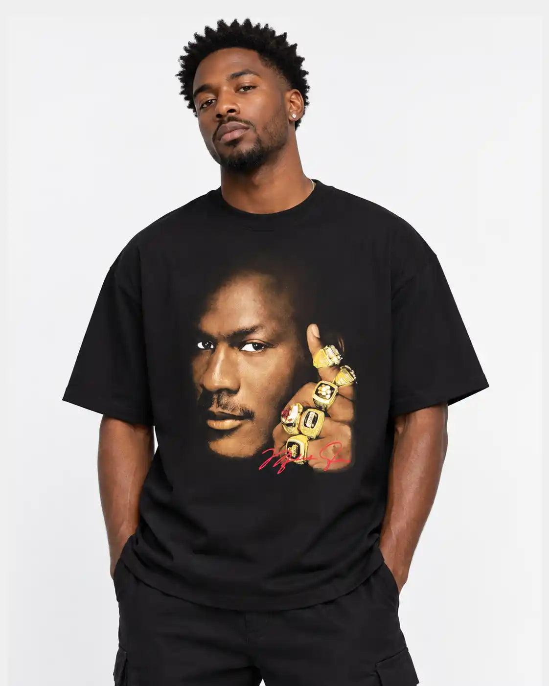 Retro Music Icon Oversized Streetwear Shirt