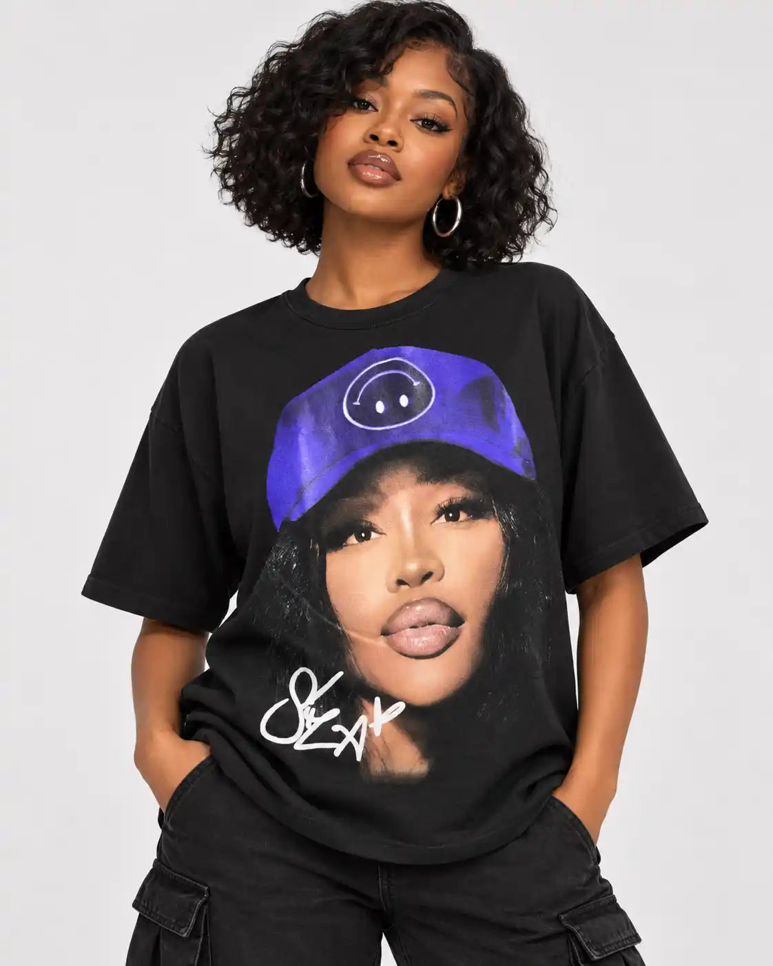 Sza Inspired Signature Portrait Tee